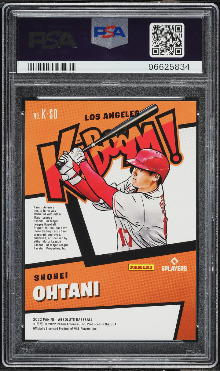 2022 Absolute Kaboom! Shohei Ohtani #K-SO PSA 10 GEM MINT