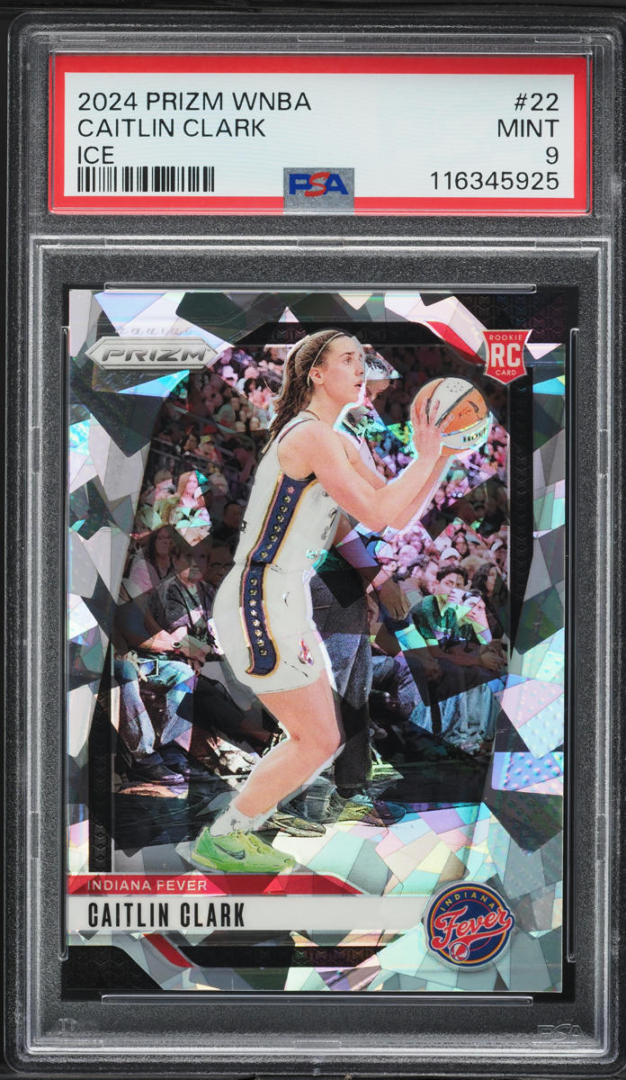 2024 Panini Prizm WNBA Ice Caitlin Clark ROOKIE #22 PSA 9 MINT