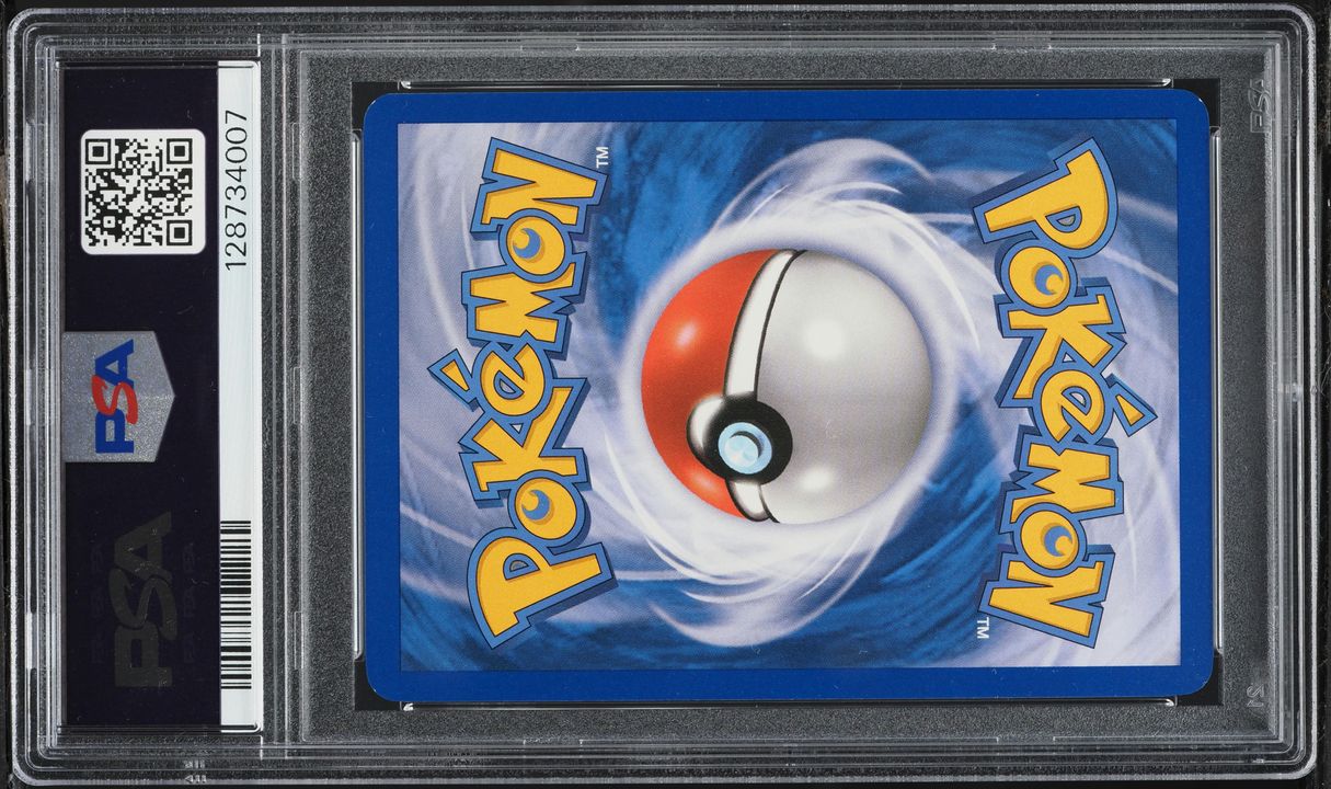 2010 Pokemon HeartGold & SoulSilver Triumphant Holo Palkia & Dialga Legend #101 PSA 8 NM-MT