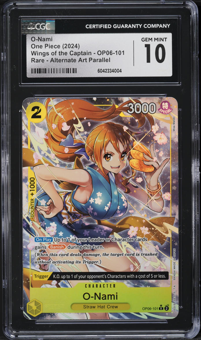 2024 ONE PIECE ナミ OP09-SPECIAL-ALT-ART 2024 One Piece Op09-emperors In The New World 050 Nami