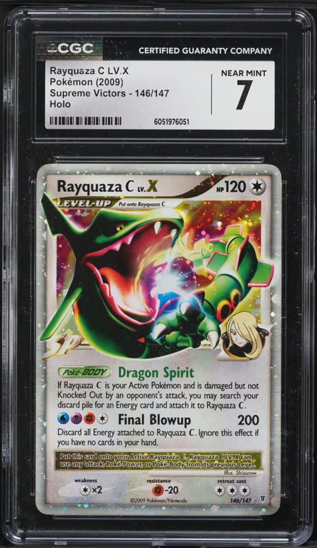 2009 Pokemon Platinum Supreme Victors Reverse Holo Rayquaza C #8