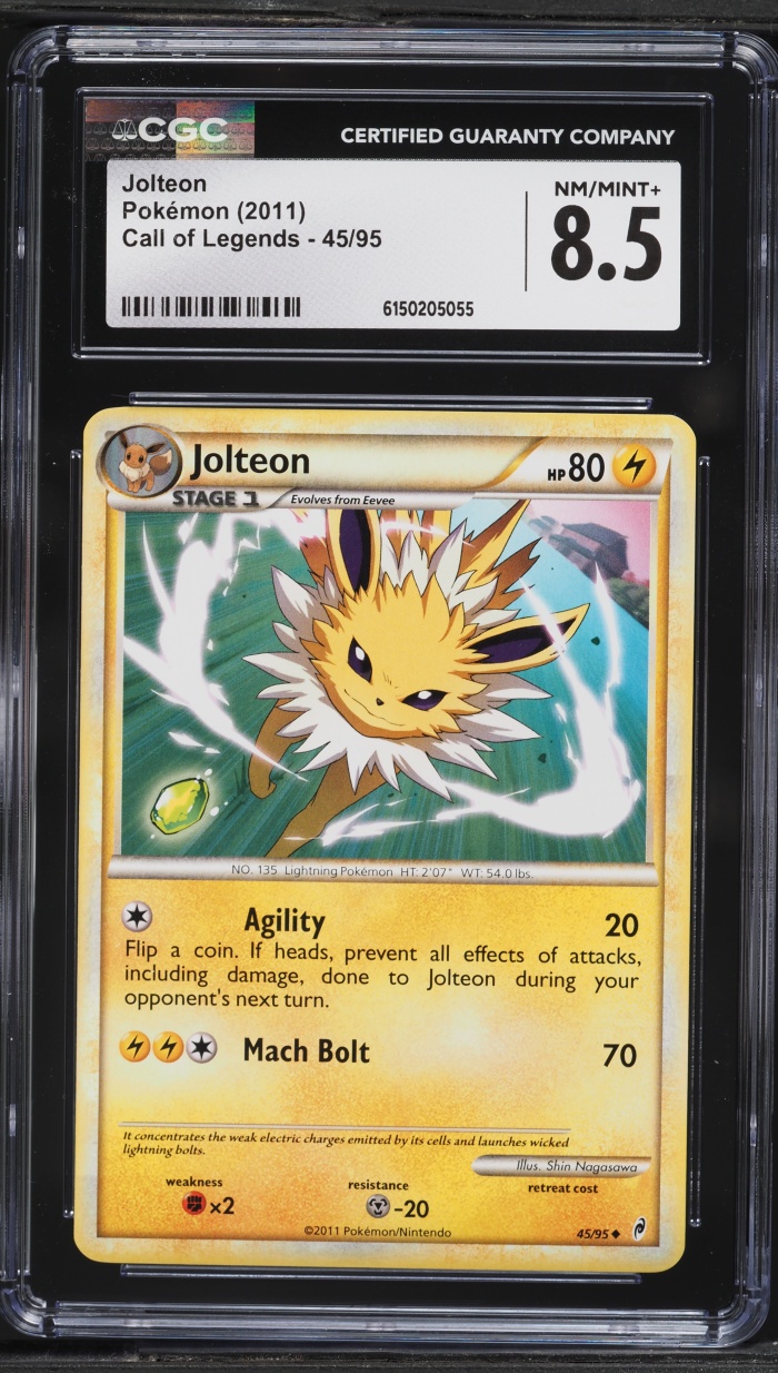 2011 Pokemon Call Of Legends Jolteon #45 CGC 8.5 NM-MT+