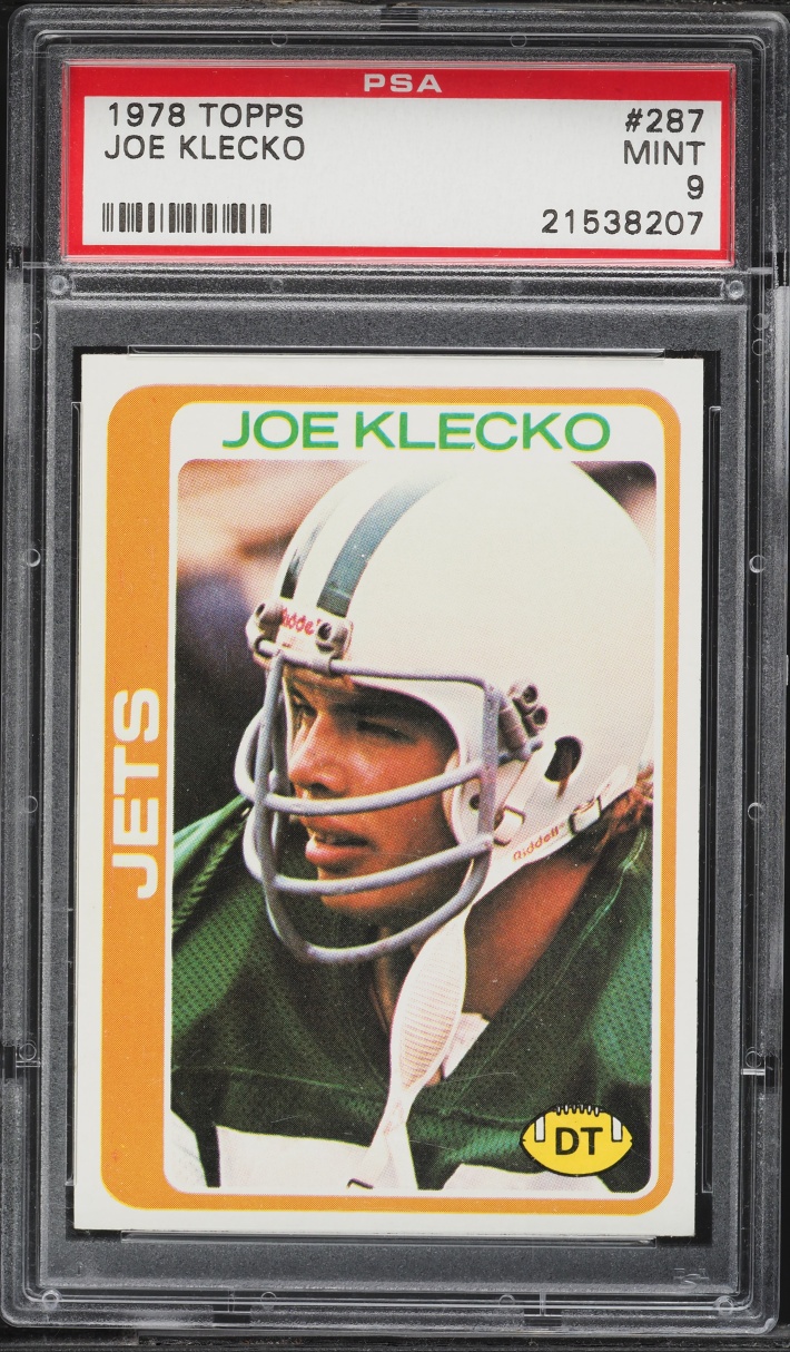 1978 Topps Football Joe Klecko ROOKIE #287 PSA 9 MINT