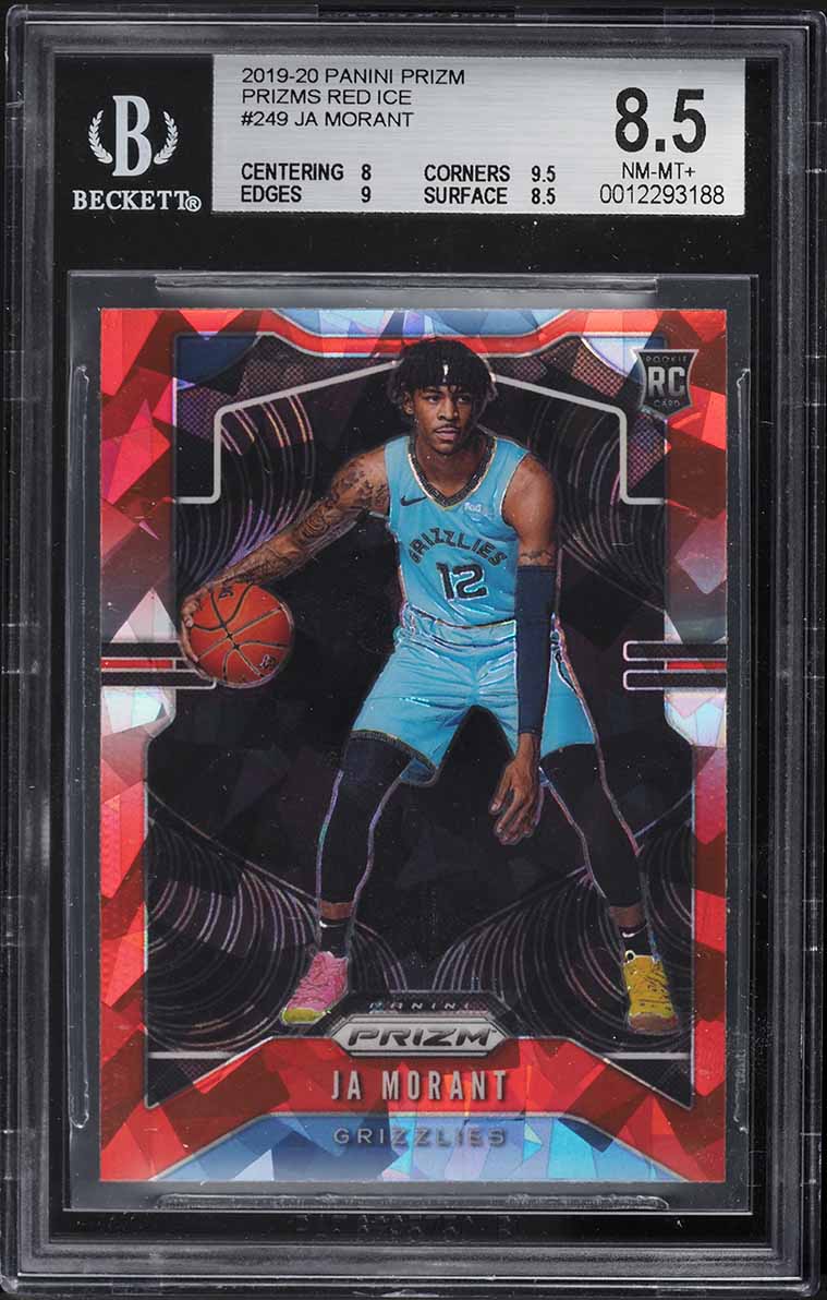 2019 Donruss Great X-Pectations Red Laser Ja Morant ROOKIE /99 #17