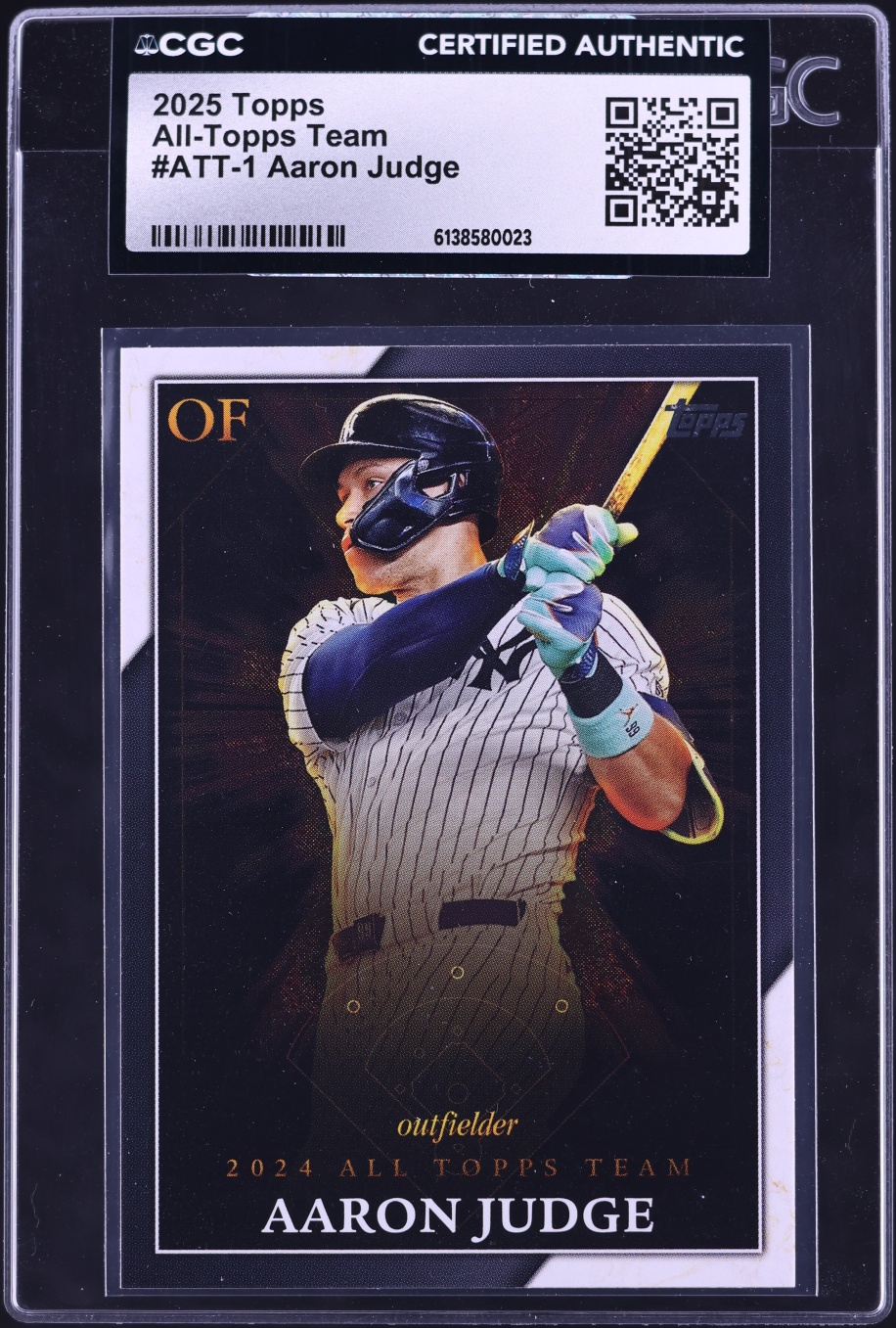 2025 Topps All-Topps Team Aaron Judge #ATT-1 CGC AUTH