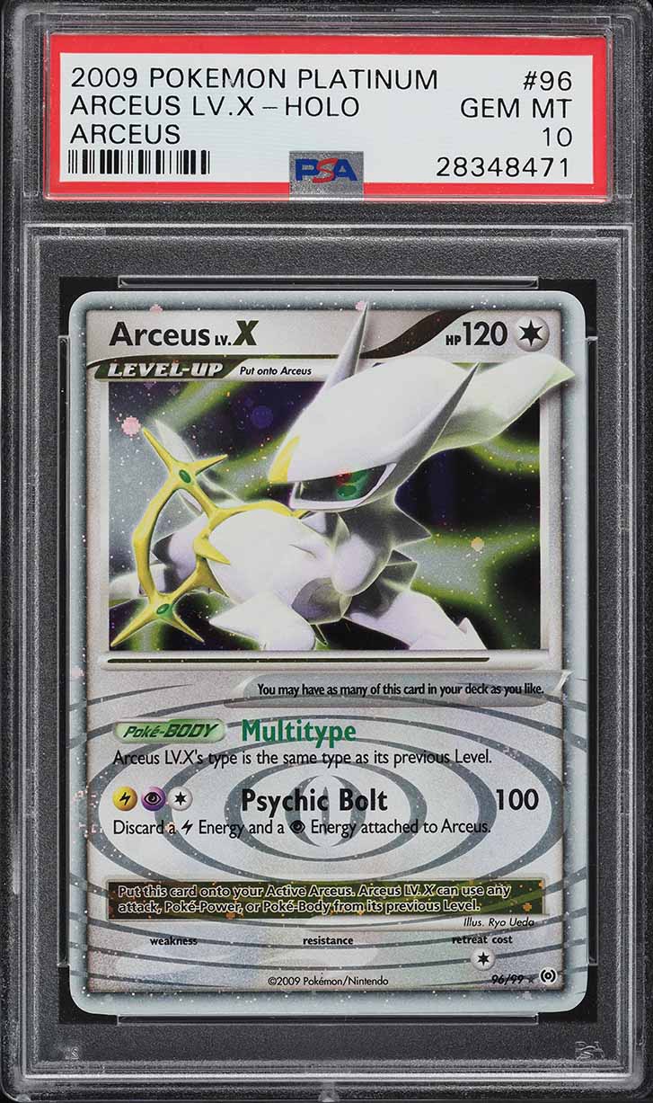 2009 Pokemon Platinum Arceus Holo Arceus Lv.X #96 PSA 10 GEM MINT