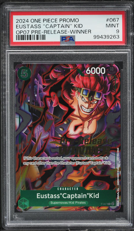 2024 One Piece Promo Pre-Release-Winner Eustass Captain Kid #P-067