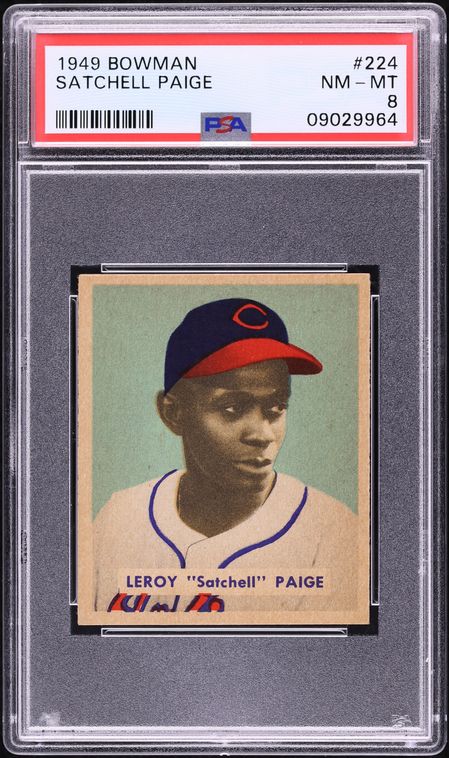 1949 Bowman Satchell Paige ROOKIE #224 PSA 8 NM-MT