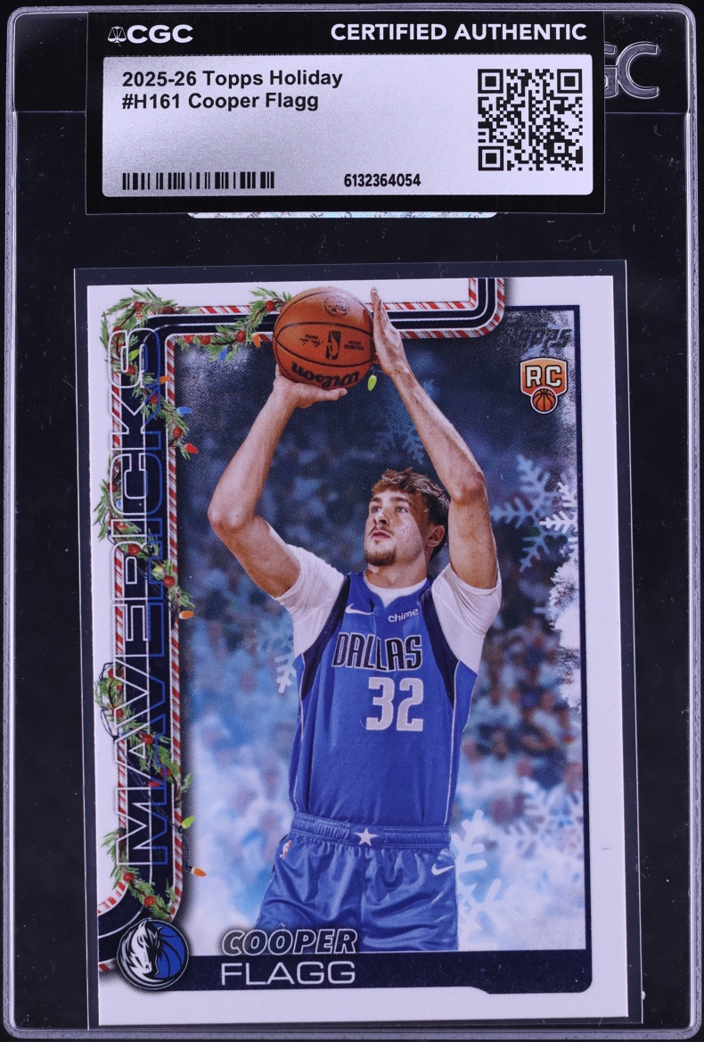 2025 Topps Holiday Cooper Flagg ROOKIE #H161 CGC AUTH