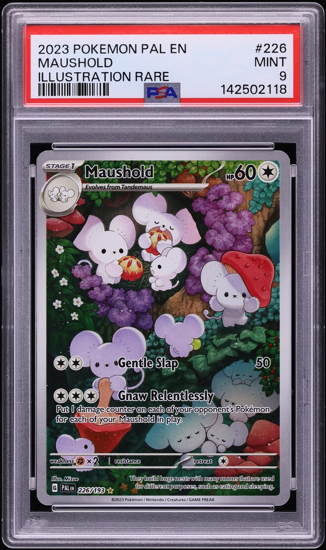 2023 Pokemon Scarlet & Violet Paldea Evolved IR Maushold #226 PSA 9 MINT