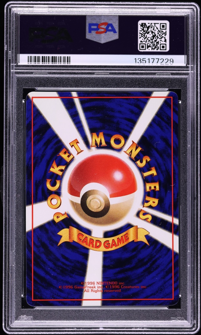 1998 Pokemon Japanese Vending Series 3 Tauros #128 PSA 10 GEM MINT