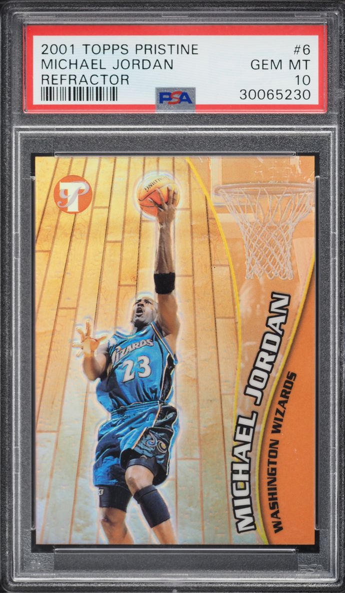 2001 Topps Pristine Refractor Michael Jordan /50 #6 PSA 10 GEM MINT