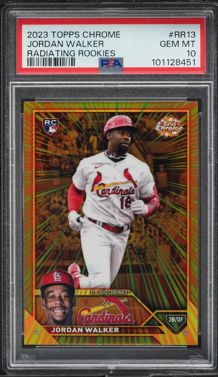 2023 Topps Chrome Radiating Jordan Walker ROOKIE #RR-13 PSA 10 GEM MINT