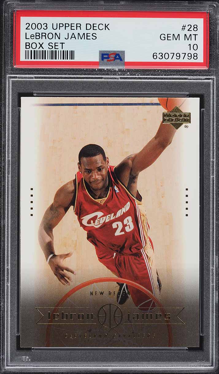 2003 Upper Deck Box Set LeBron James ROOKIE RC #29 PSA 9