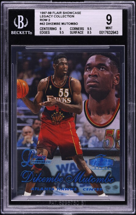 1997 Flair Showcase Row 2 Kobe Bryant #18 PSA 10 GEM MINT on