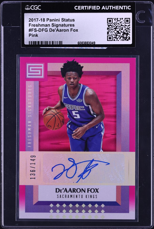 2017 Panini Essentials Rock The Rim Die-Cut De' Aaron Fox #RTR25