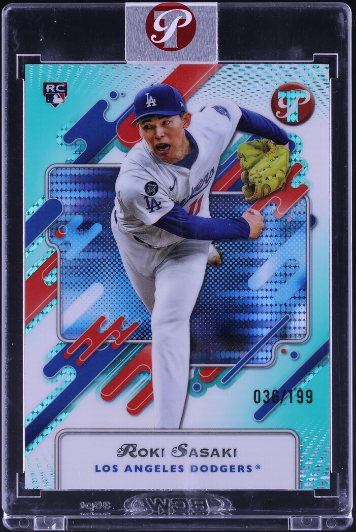 2025 Topps Pristine Aqua Refractor Roki Sasaki ROOKIE /199 #100