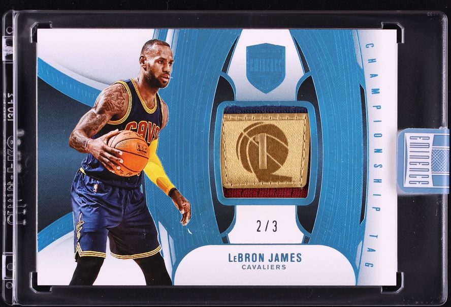 2024 Panini Eminence Championship Tags LeBron James TAG PATCH /3 #ECT ...