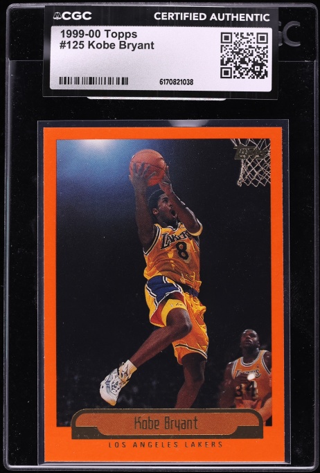 1999 Topps Basketball Kobe Bryant #125 CGC AUTH