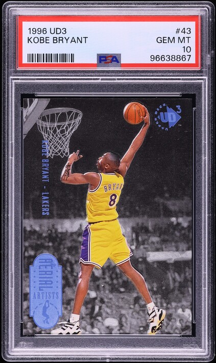 1997 Skybox Z-Force Total Impact Kobe Bryant #1 PSA 9 MINT on