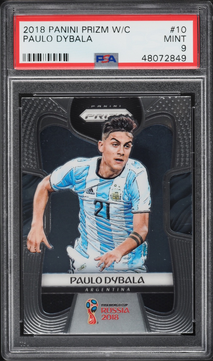 2018 Panini Prizm World Cup Paulo Dybala #10 PSA 9 MINT