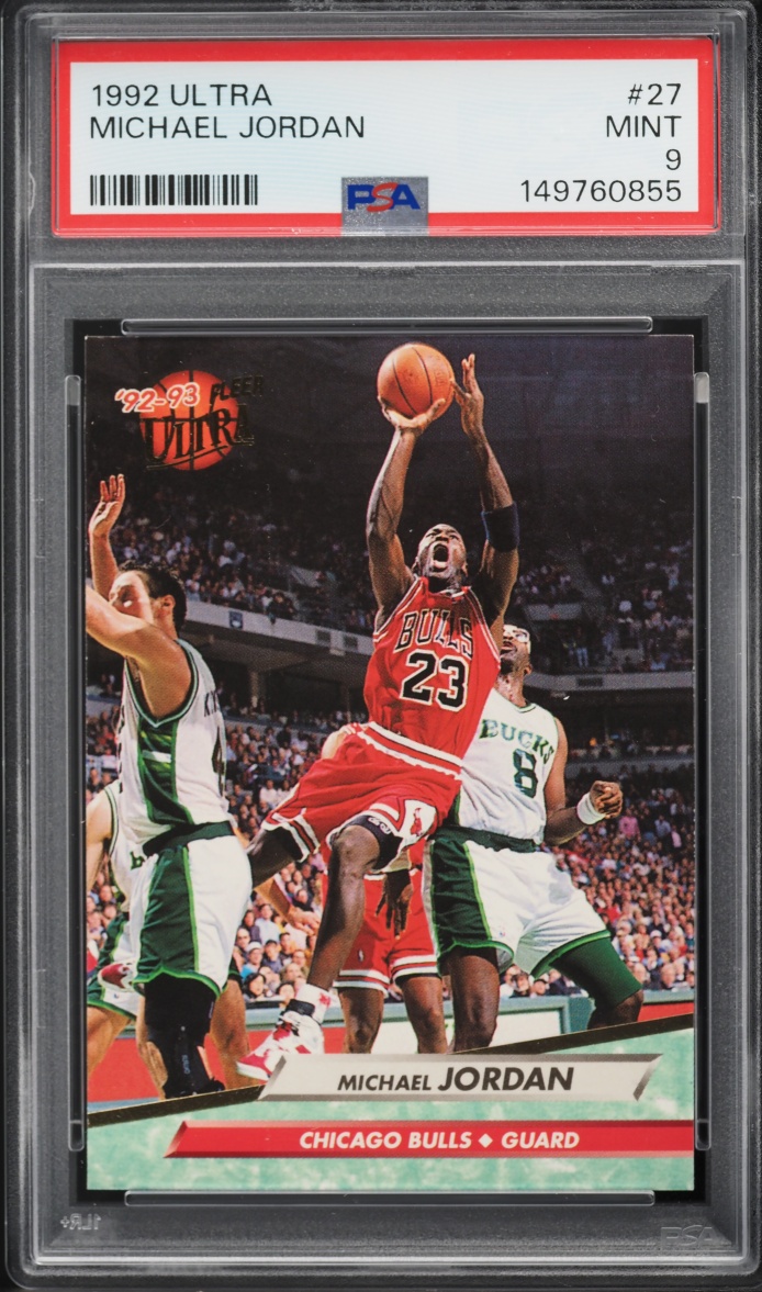 1992 Ultra Basketball Michael Jordan #27 PSA 9 MINT