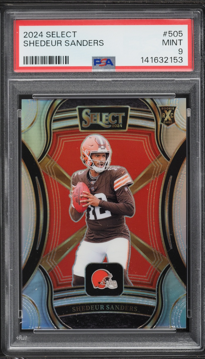 2024 Select XRC Prizm Shedeur Sanders ROOKIE #505 PSA 9 MINT