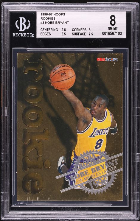 【NBA】Kobe Bryant 1996 Topps #138RC PSA9 1996 Topps #138 Kobe Bryant Rookie RC Mint PSA 9 | eBay