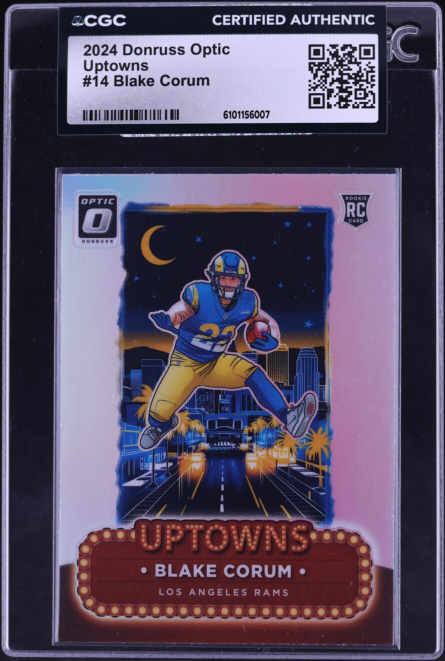 2024 Donruss Optic Uptowns Blake Corum ROOKIE #14 CGC AUTH