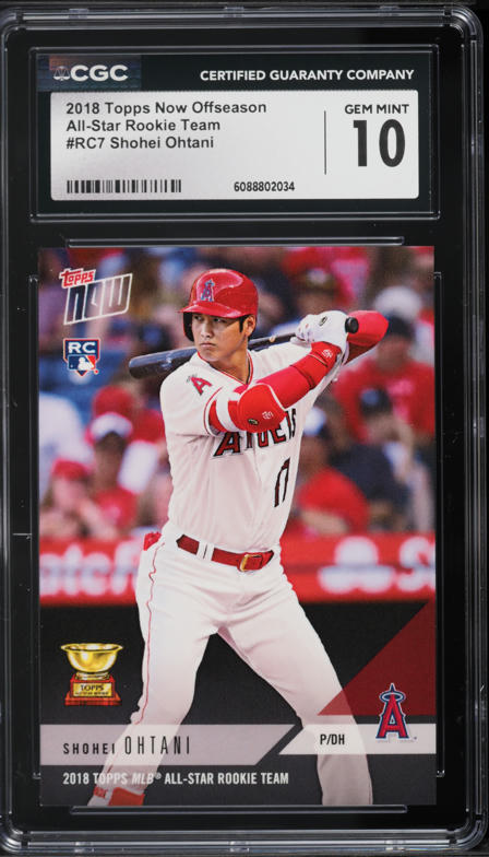 2018 Panini Diamond Kings Shohei Ohtani ROOKIE #73 BGS 10 PRISTINE