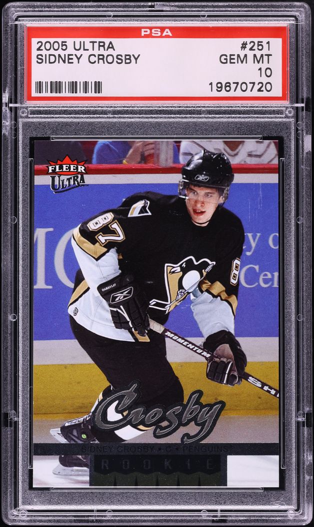 2005 Ultra Hockey Sidney Crosby ROOKIE #251 PSA 10 GEM MINT