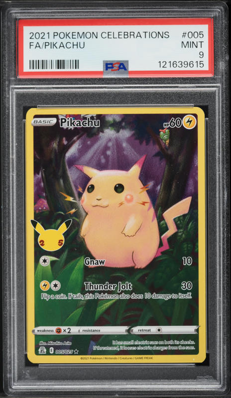 2021 Pokemon Japanese SWSH 25th Anniversary Full Art Pikachu #1