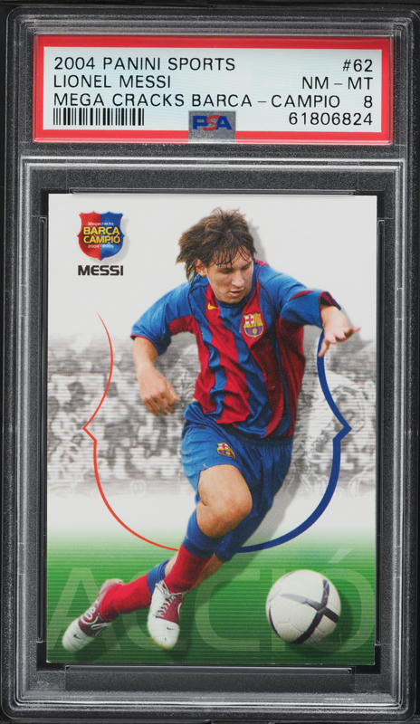 2004-05 Panini Mega Cracks Third Edition Unopened Box, Messi