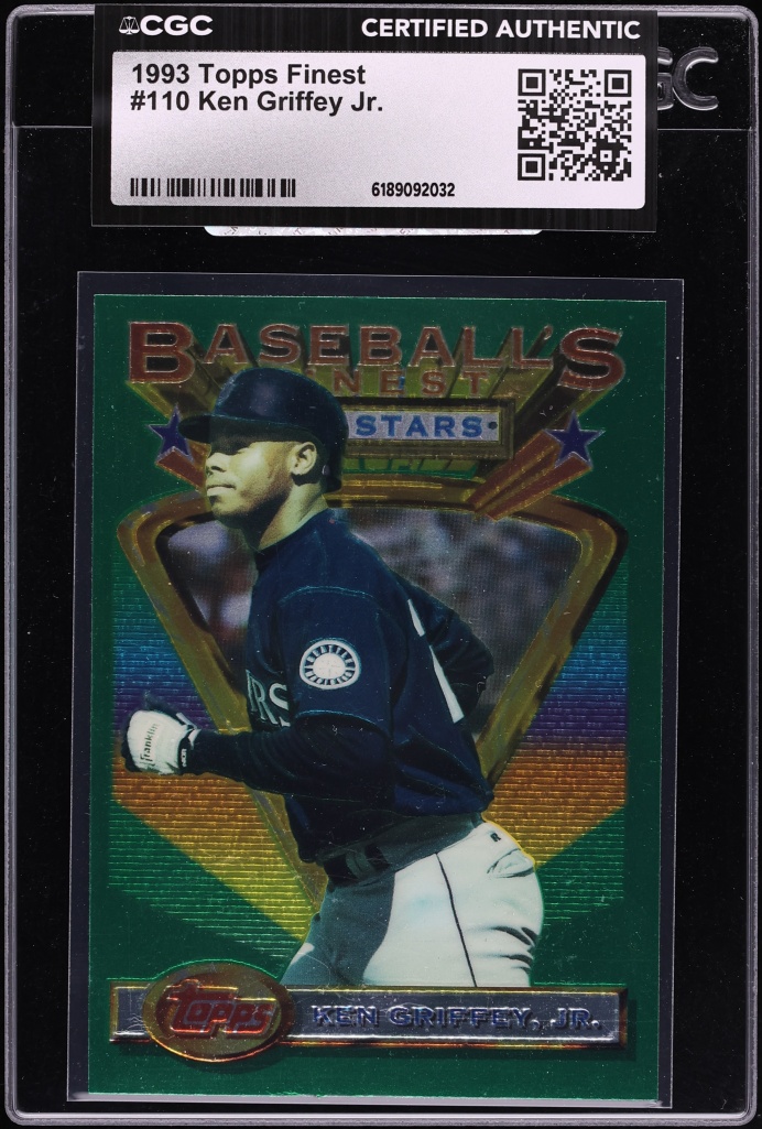 1993 Finest Ken Griffey Jr. #110 CGC AUTH