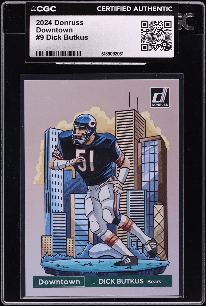 2024 Donruss Downtown Dick Butkus #9 CGC AUTH