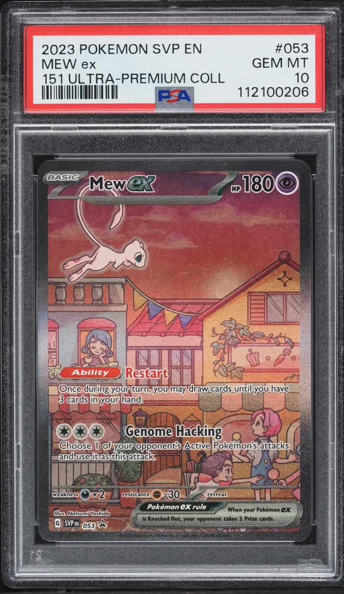 2023 Pokemon Scarlet & Violet Promo 151 Ultra Premium Collection Full Art Mew Ex #53 PSA 10 GEM