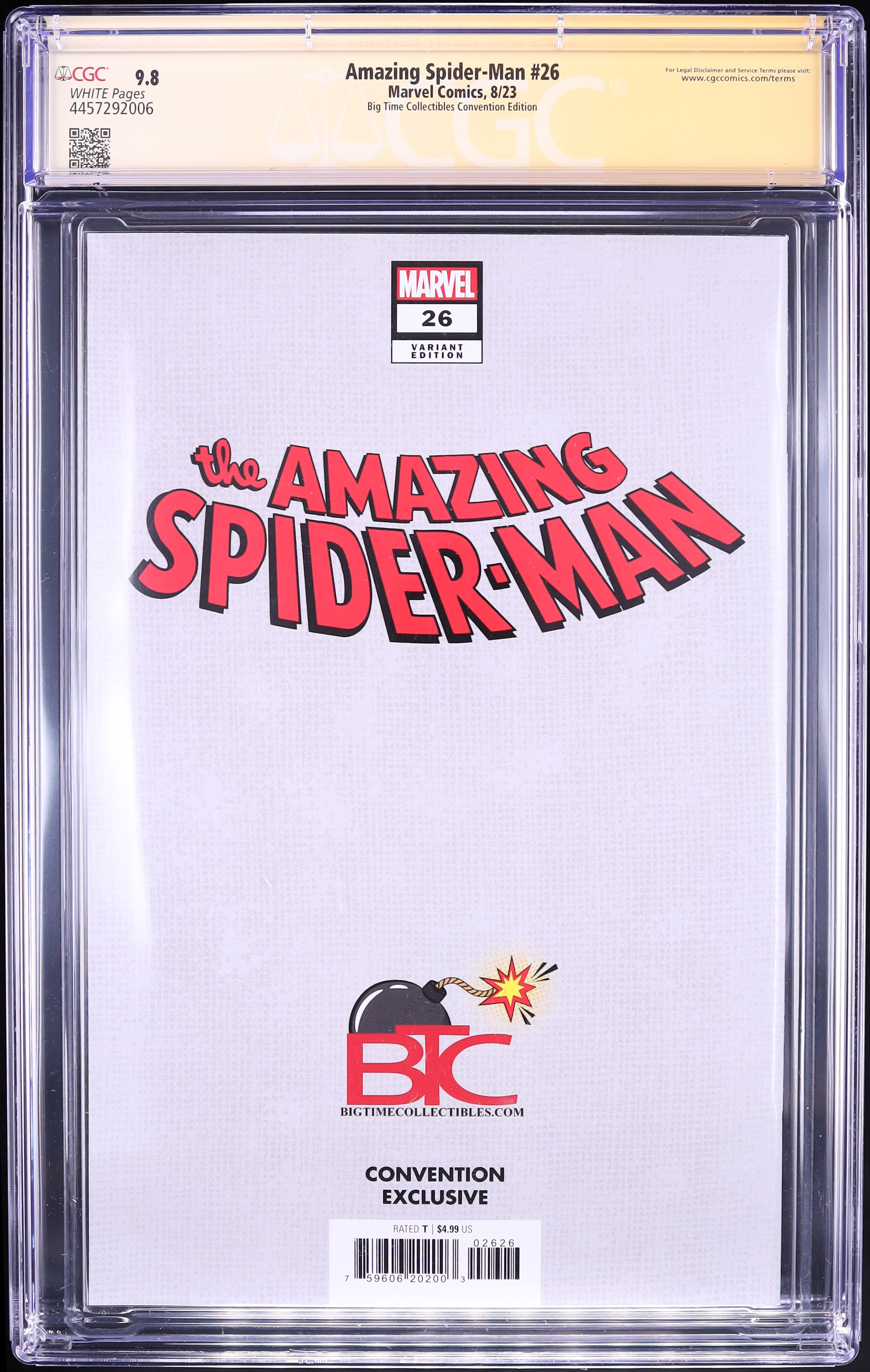 Amazing Spider-Man #26 (Marvel, 2023) CGC Signature Series