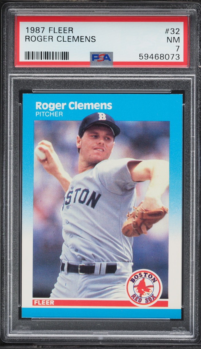1987 Fleer Roger Clemens #32 PSA 7 NRMT