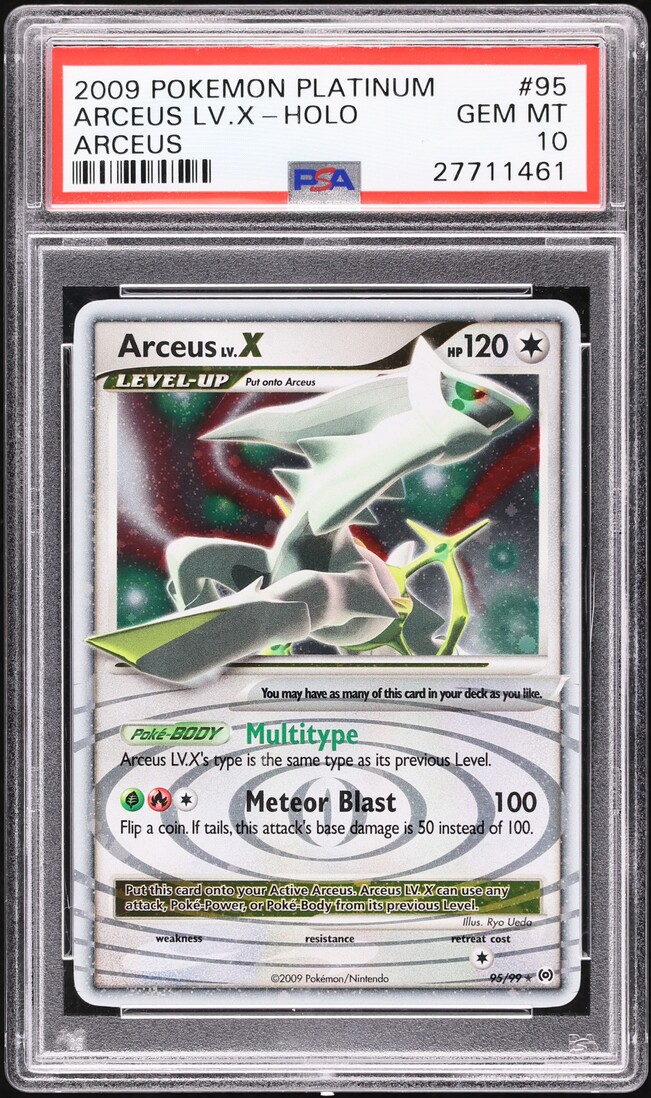 2009 Pokemon Platinum Arceus Holo Arceus Lv.X #95 PSA 10 GEM MINT