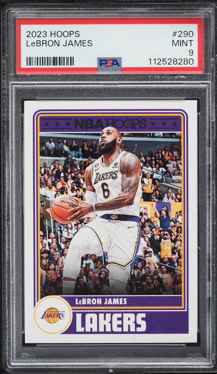 2023 Hoops LeBron James #290 PSA 9 MINT