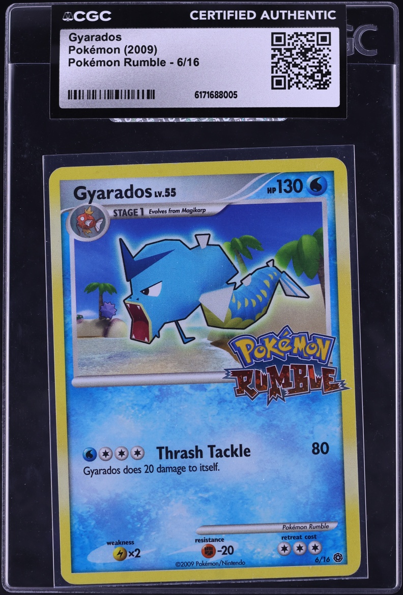 2009 Pokemon Platinum Rumble Gyarados #6 CGC AUTH