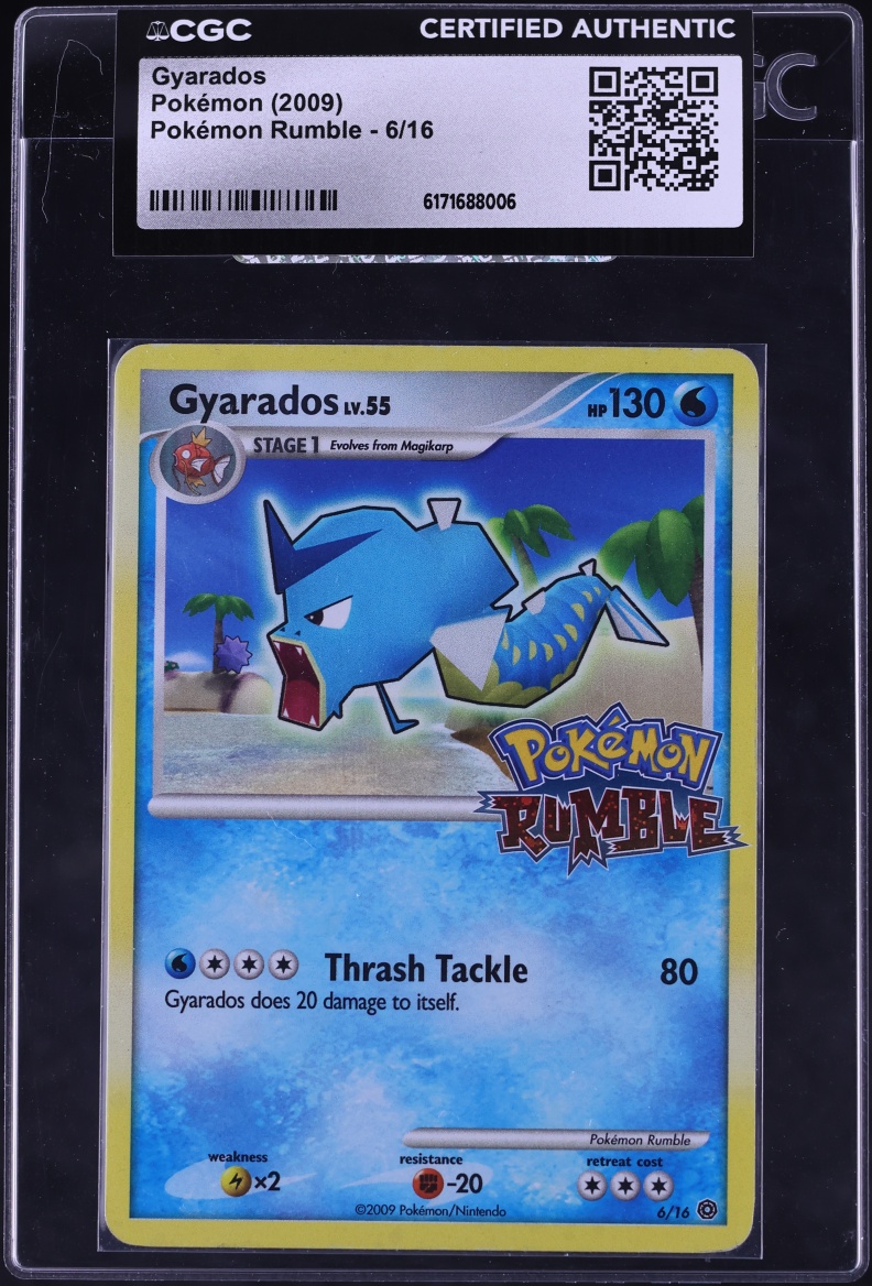2009 Pokemon Platinum Rumble Gyarados #6 CGC AUTH