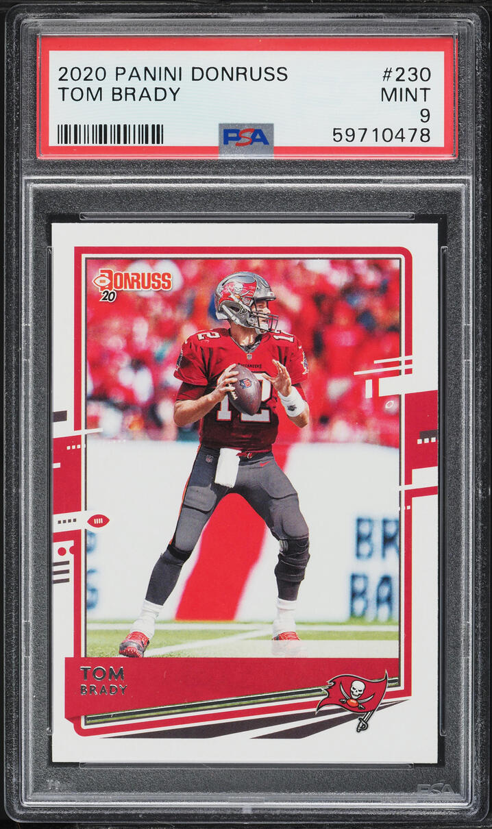 2020 Donruss Football Tom Brady #230 PSA 9 MINT