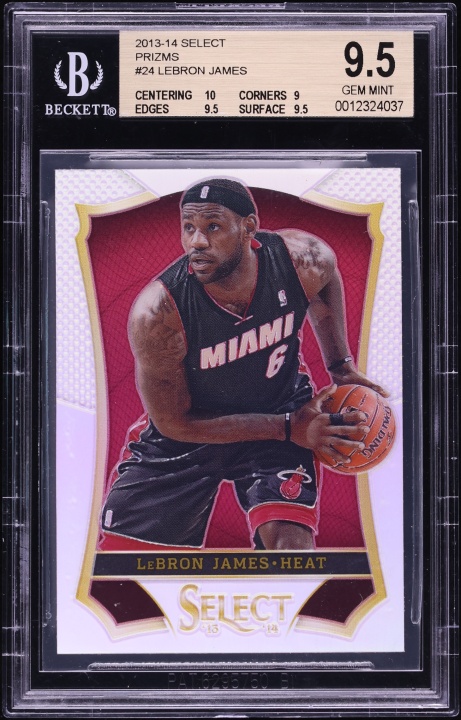 2013 Select Prizm LeBron James #24 BGS 9.5 GEM MINT