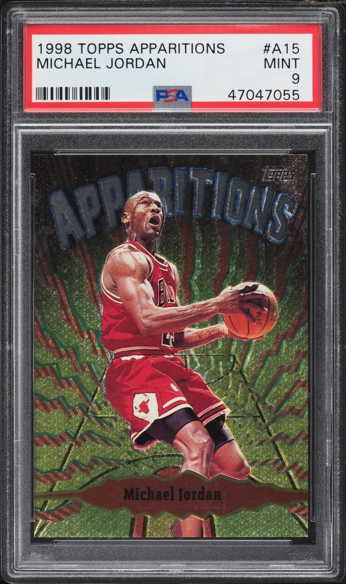 1998 Topps Apparitions Michael Jordan #A15 PSA 9 MINT