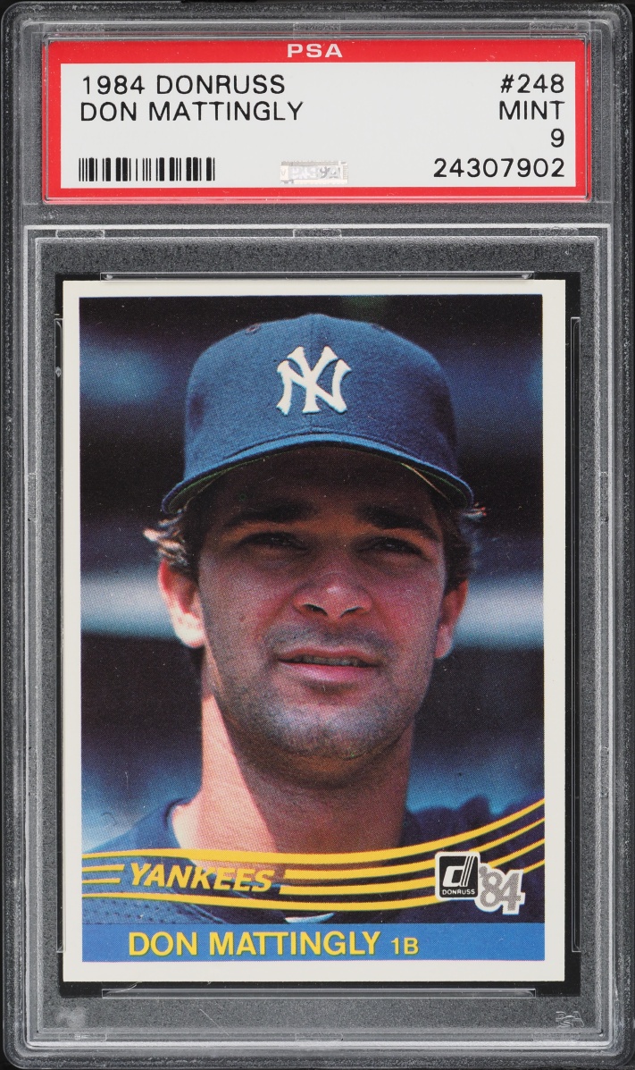 1984 Donruss Don Mattingly ROOKIE #248 PSA 9 MINT