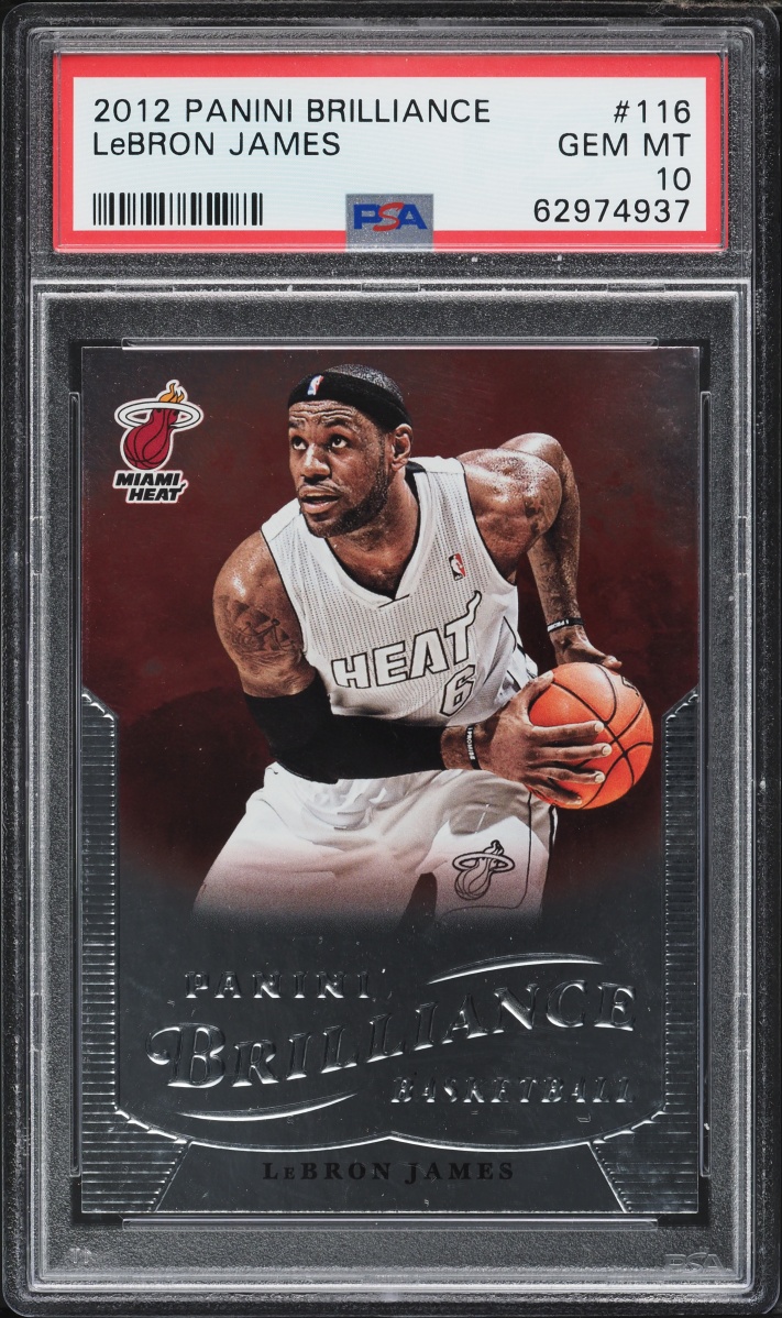 2012 Panini Brilliance LeBron James #116 PSA 10 GEM MINT