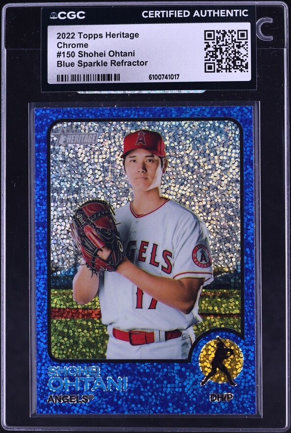 2022 Topps Heritage Shohei Ohtani #150 CGC AUTH on Fanatics Collect