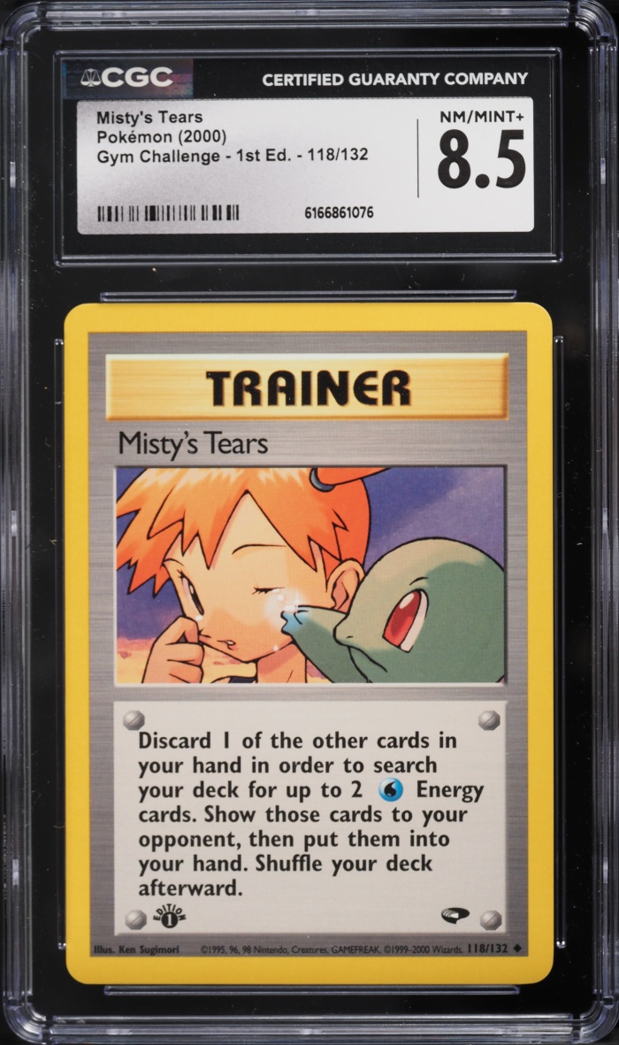 2000 Pokemon Gym Challenge 1st Edition Misty's Tears #118 CGC 8.5 NM-MT+