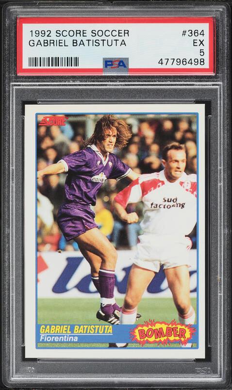 Autocollant Gabriel Batistuta 1993 - Euroflash Calcio - Fiorentina N°16 - Collection